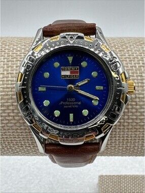 Tommy Hilfiger 1500 Professional Water Resistant Watch New Battery Leather Strap